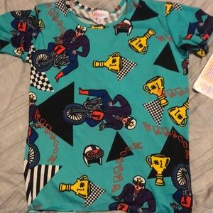 Lula Roe girls shirt size 8